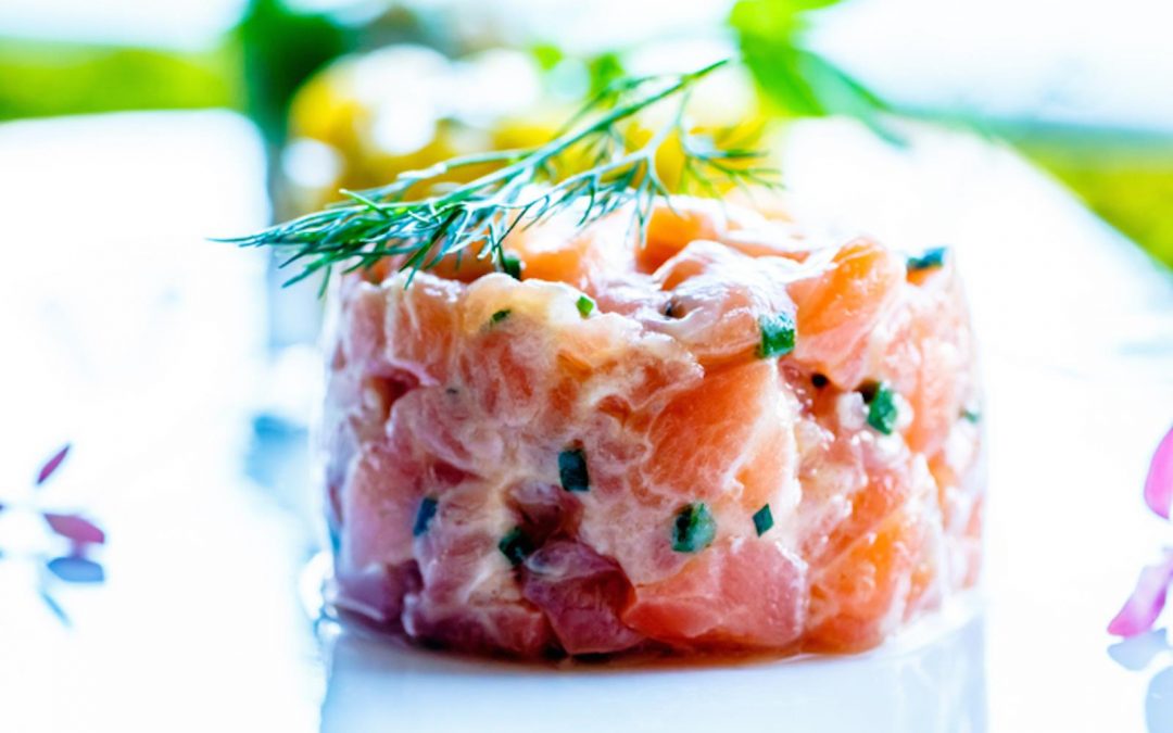 Tartare di Salmone e i vini di Marisa Cuomo